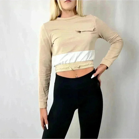 Manière De Voir Cropped Tracksuit Sweatshirt - S - Picture 5 of 8